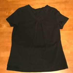 Charter Club | Women's Short-Sleeve Black T-shirt or Top | Sz M